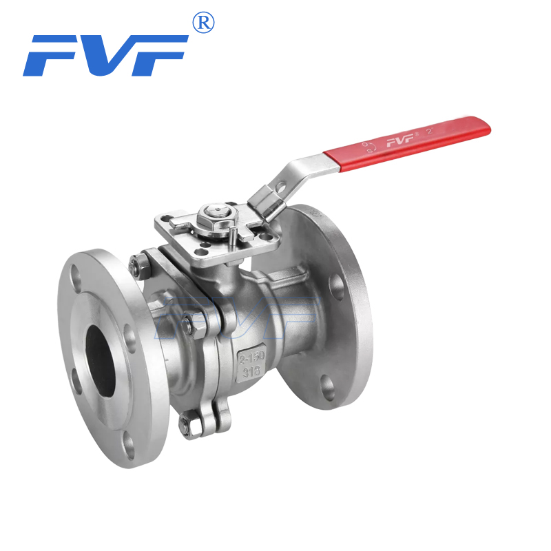 2pc Stainless Steel Flanged Ball Valve With Direct Mounting Pad Fvf Industry Co Limited 7991