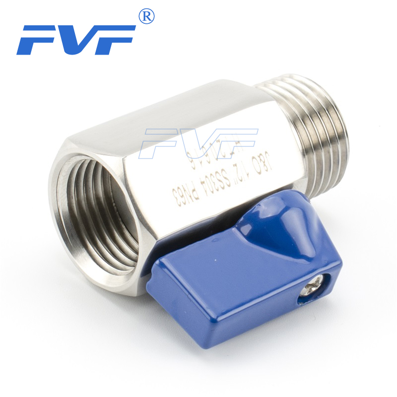 Ss304 Pn63 Npt Bspt Thread Female Male Mini Ball Valve Fvf Industry